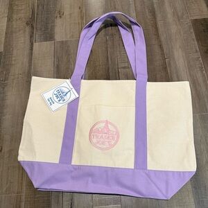 Trader Joe's Lavendar Tote Bag Large